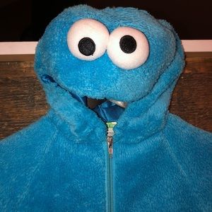 Sesame Street Cookie Monster Baby Costume- 12-18 M